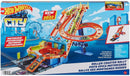 Hot Wheels City Roller Coaster Rally Playset with 5 Diecast Cars