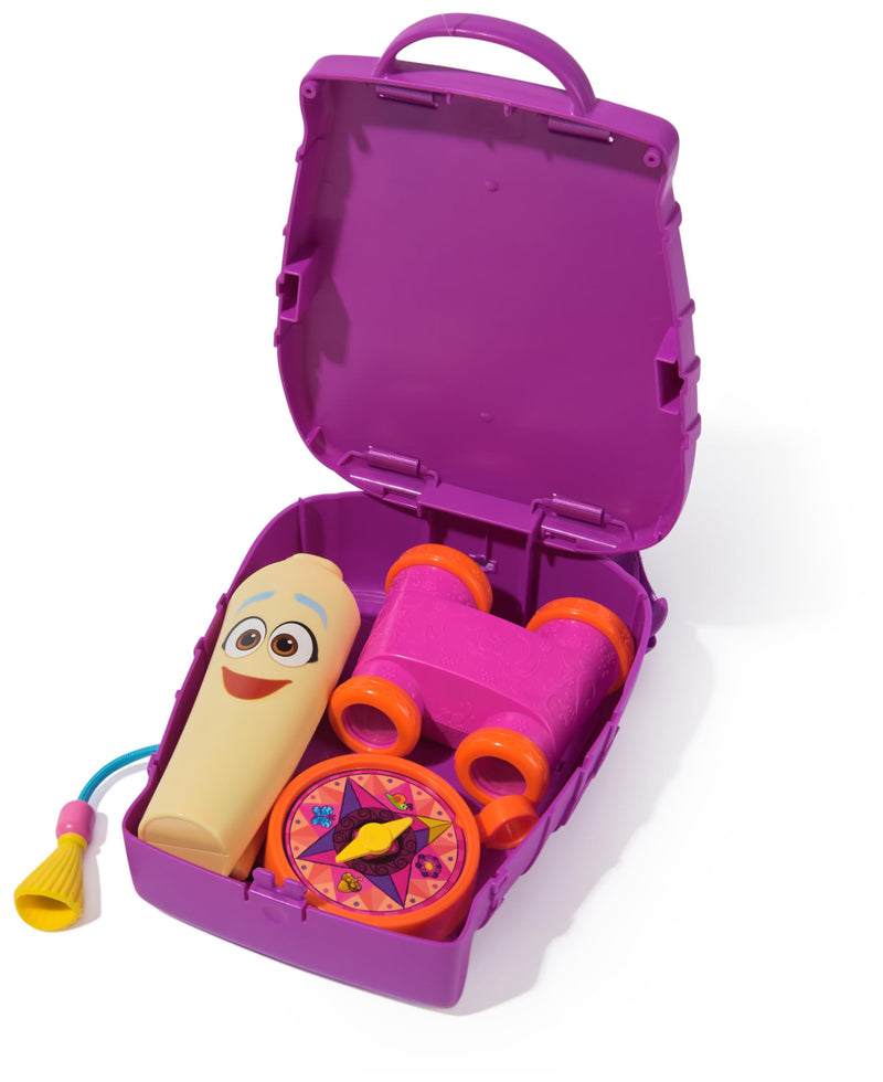 Dora My Adventure Backpack with Map, Binoculars & Compass Toy Set