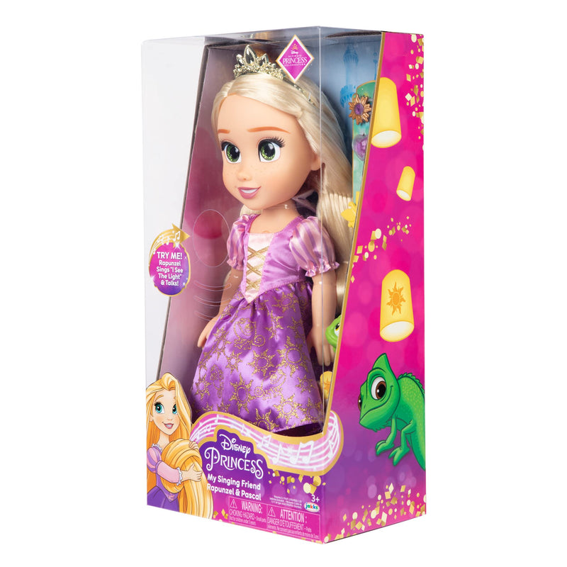 Disney Princess Toddler Doll My Friend Singing Rapunzel & Pascal 35.5cm