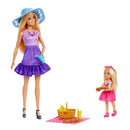 Barbie Family & Friend Malibu and Chelsea Dolls 2 Pack