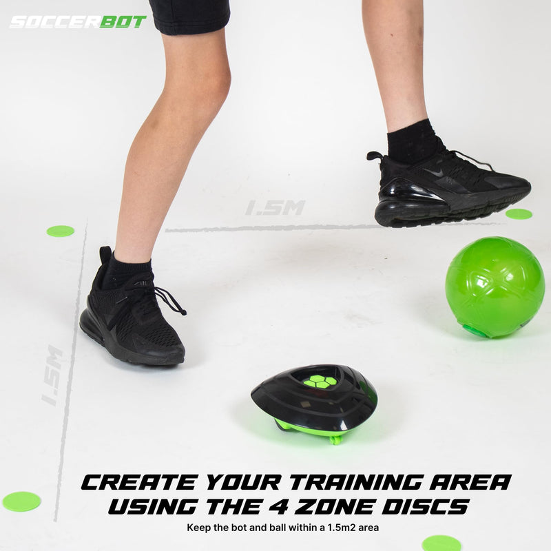 Indoor Soccer Bot Training Set with Smart Ball and Speed Modes – Size 1