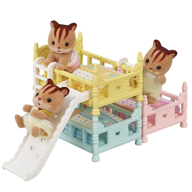 Sylvanian Families Triple Bunk Beds Set