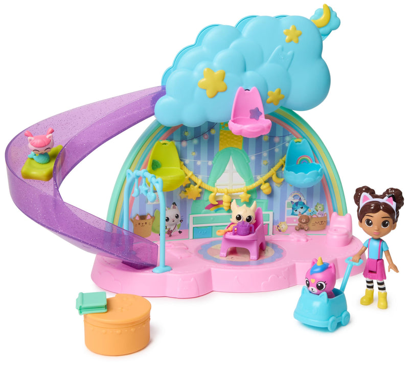 Gabby's Dollhouse Kitty Care Ear Purrfect Playroom Set