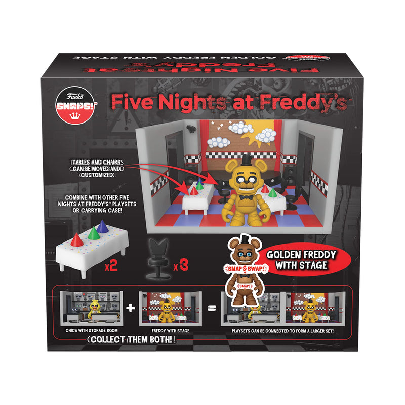 Funko Snaps! Five Nights at Freddy’s: Golden Freddy with Stage Playset
