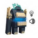 Minecraft Dungeons Twisted Warden Feature Figure with Lights, Sounds & Creeper
