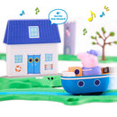 Peppa Pig Whizz Around Bobbing Along Boat Playset with Sounds & Boat Track