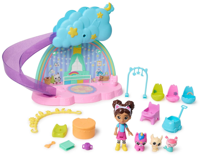 Gabby's Dollhouse Kitty Care Ear Purrfect Playroom Set
