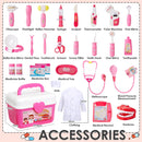 3 in 1 Kids Doctor Set - Full Children's Medical Accessories - Pretend Play Kit
