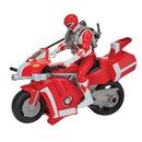 Mighty Morphin Power Rangers Tyrannosaurus Battle Bike with Red Ranger Figure