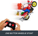 Hot Wheels Mario Wheelie Motocross RC, Remote-Control Motorcycle