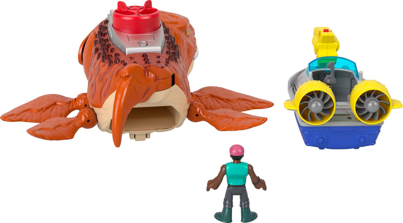 Imaginext Jurassic World Rebirth Playset Aquachomp Chase Mosasaurus