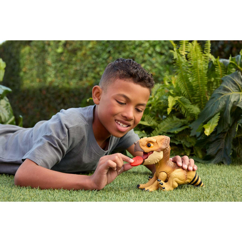 Jurassic World Rebirth Primal Protector Dinosaur Interactive Toy Aquilops Dolores