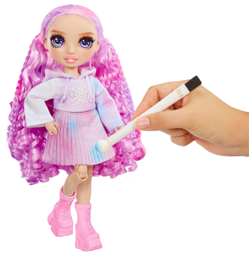 Rainbow High Color & Create Doll DIY Purple Eyes