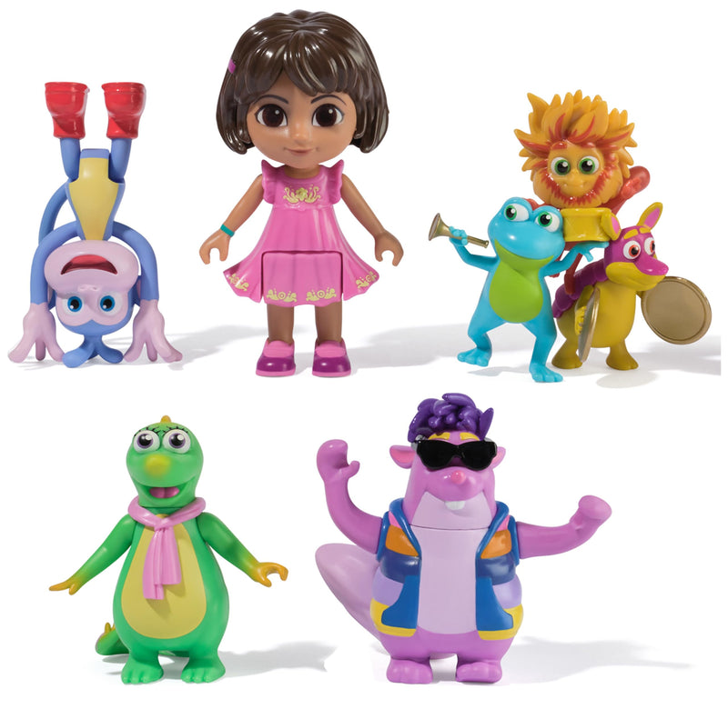 Dora Fantastic Friends 5 Figure Gift Pack with Dora, Boots & More