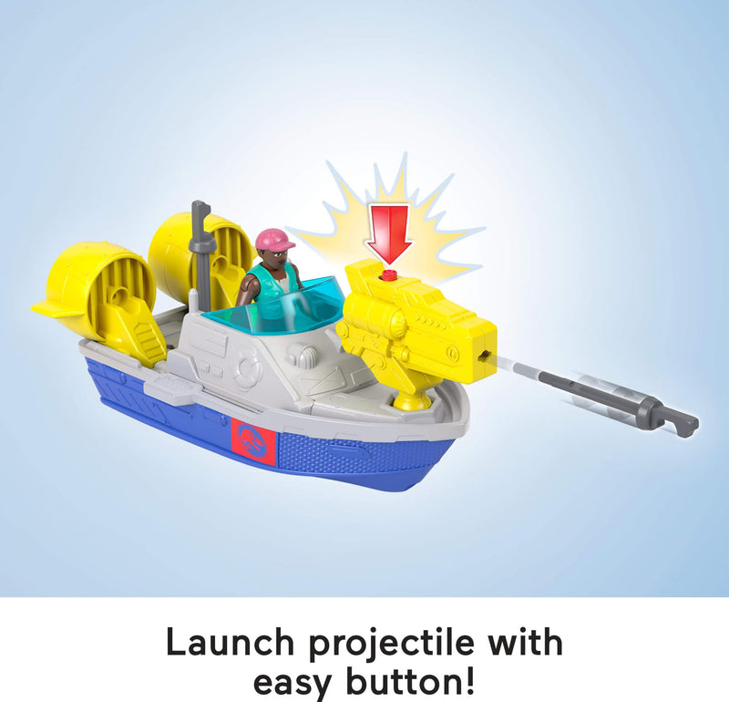 Imaginext Jurassic World Rebirth Playset Aquachomp Chase Mosasaurus