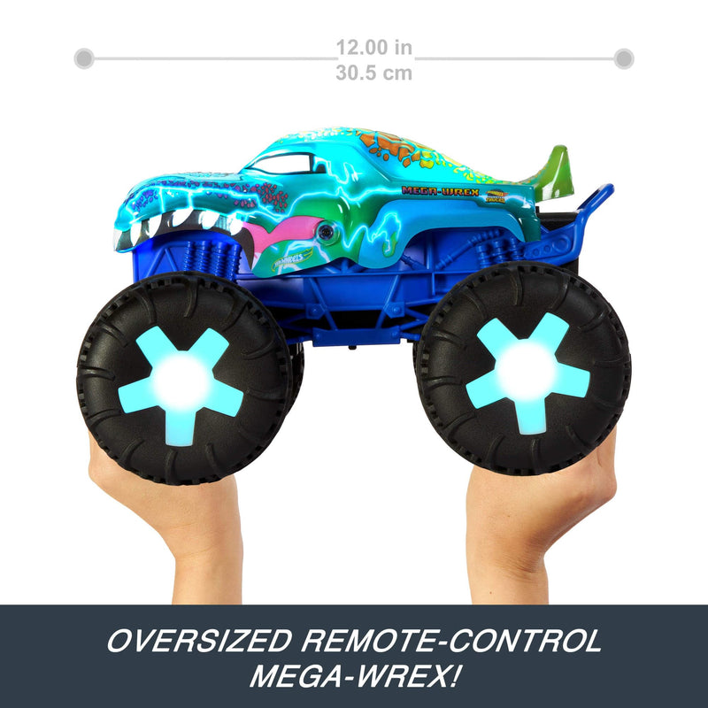 Hot Wheels Monster Trucks Remote Control Mega Wrex Alive 1:15 Scale