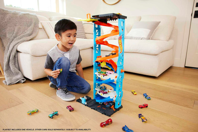 Hot Wheels City Transforming Race Tower Set