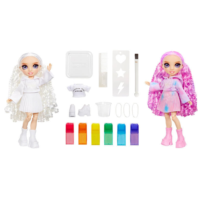 Rainbow High Color & Create Doll DIY Purple Eyes