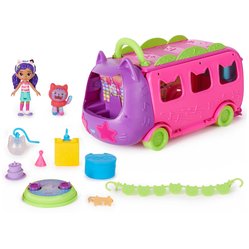 Gabby's Dollhouse Purrfect Party Bus Set