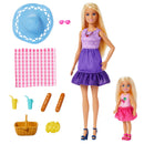 Barbie Family & Friend Malibu and Chelsea Dolls 2 Pack