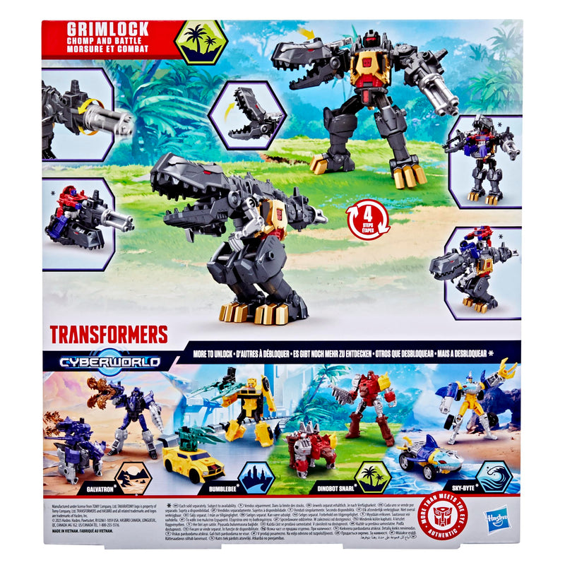 Transformers Cyberworld Action Figure Chomp & Battle Grimlock