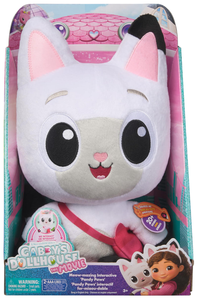 Gabby's Dollhouse: The Movie Interactive Plush Meow-mazing Pandy Paws