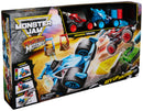 Monster Jam Monster Motors Rev Up Raceway Playset with 1:64 Monster Trucks