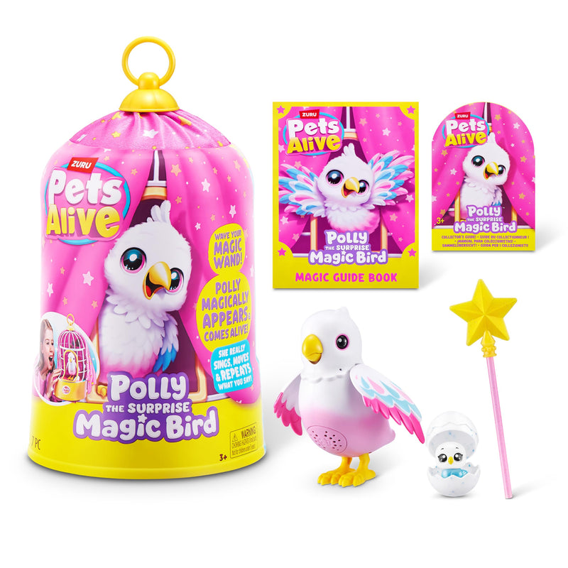 Pets Alive by ZURU Polly the Surprise Magic Bird