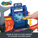Hot Wheels Ultra Shark Car Wash Playset with Color Reveal Car & Water Action