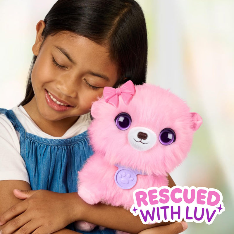 Mystery Plush Pet Scruff in Pink with Grooming Set and Surprise Reveal Assortment