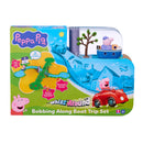 Peppa Pig Whizz Around Bobbing Along Boat Playset with Sounds & Boat Track