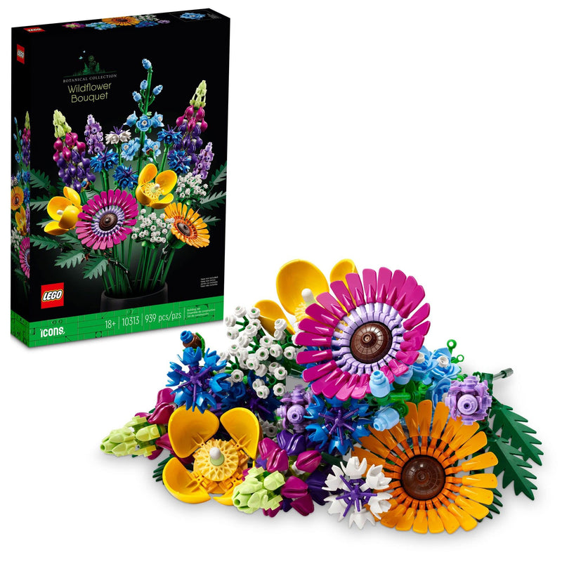 LEGO Icons 10313 Botanical Collection Wildflower Bouquet Flowers Set
