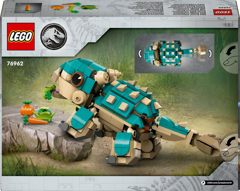 LEGO Jurassic World 76962 Baby Bumpy: Ankylosaurus Dinosaur Set