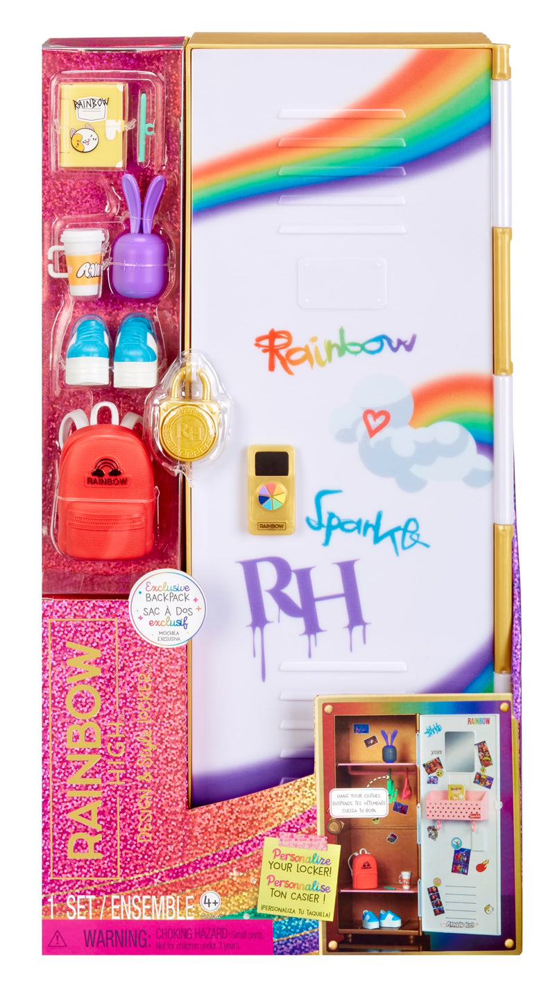 Rainbow High Playset School Locker