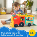 Fisher-Price Little People Big ABC Animal Train with Lights, Sounds & Figures