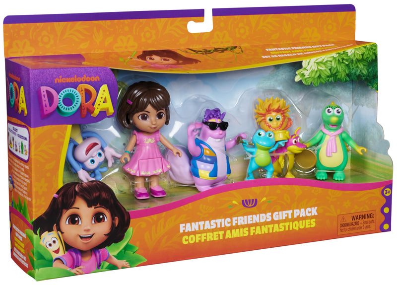 Dora Fantastic Friends 5 Figure Gift Pack with Dora, Boots & More