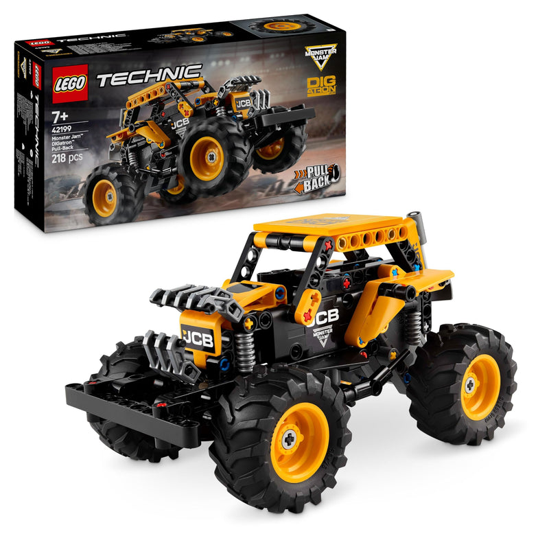 LEGO Technic 42199 Monster Jam DIGatron Pull-Back Truck Set