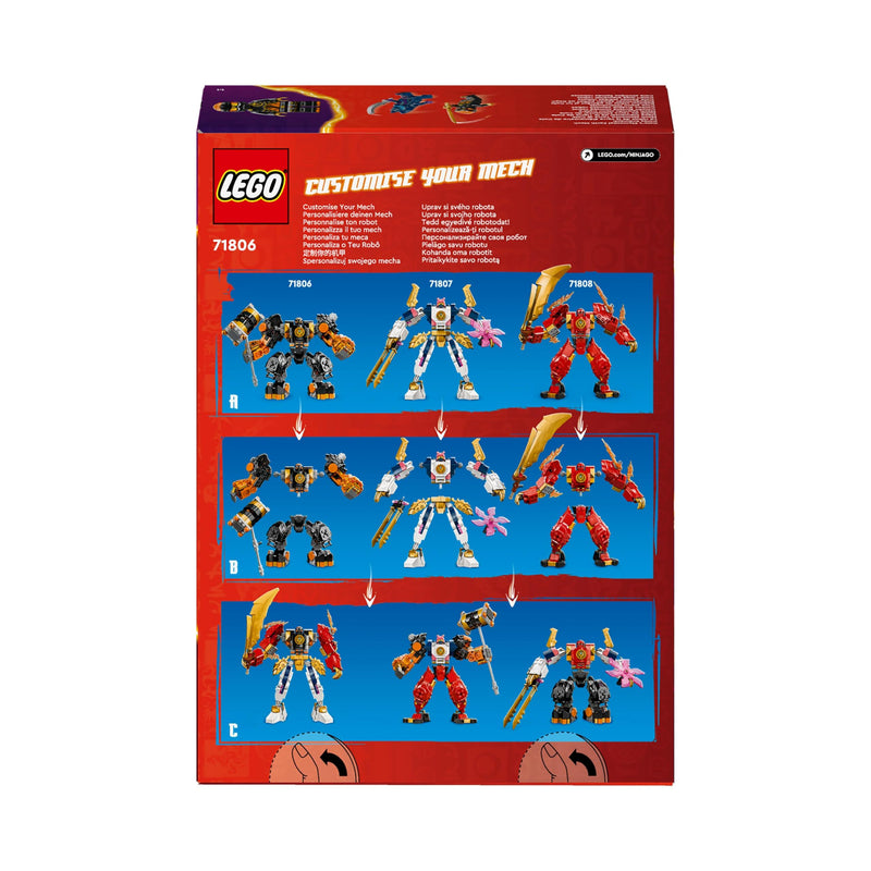LEGO NINJAGO 71806 Dragons Rising Cole’s Elemental Earth Mech Set