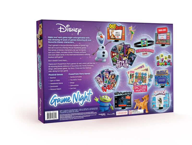 Disney Game Night 10-in-1 Board Game