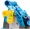 Monster Jam Monster Motors Rev Up Raceway Playset with 1:64 Monster Trucks