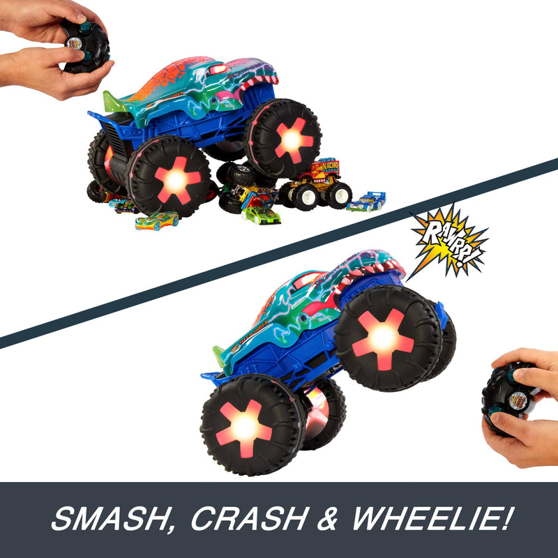 Hot Wheels Monster Trucks Remote Control Mega Wrex Alive 1:15 Scale