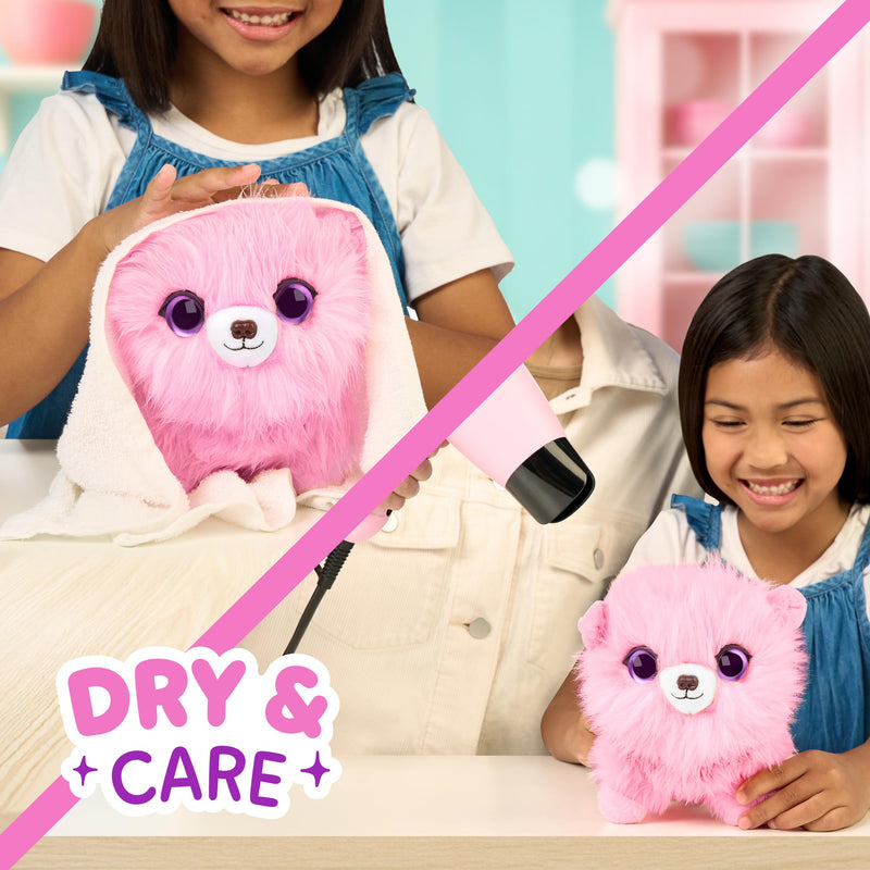 Mystery Plush Pet Scruff in Pink with Grooming Set and Surprise Reveal Assortment