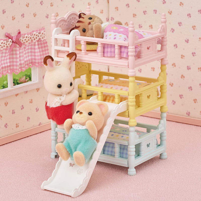 Sylvanian Families Triple Bunk Beds Set