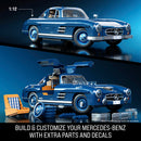 Mattel Brick Shop Hot Wheels Mercedes-Benz 300 SL Building Set 1600 Pieces