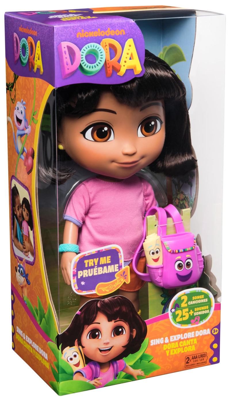 Dora Sing & Explore Dora Doll Dora Sing & Explore 30.5cm Interactive Doll with Sounds & Accessories