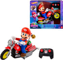 Hot Wheels Mario Wheelie Motocross RC, Remote-Control Motorcycle