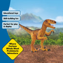Schleich Velociraptor Dinosaur Figure with Movable Jaw Realistic Dino Toy