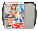 Little Tikes First Sink & Stove Pretend Play Kitchen with Sounds & Accessories