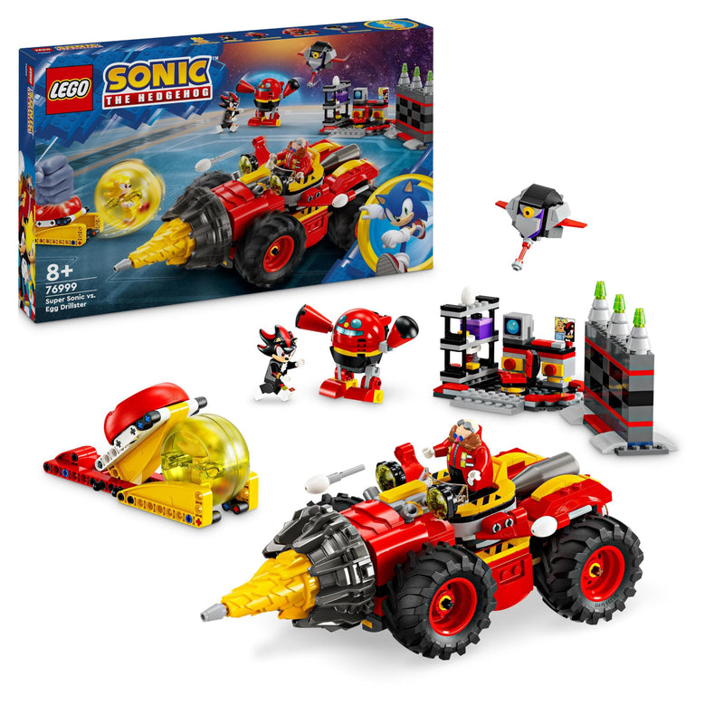 LEGO Sonic the Hedgehog 76999 Super Sonic vs. Egg Drillster Set