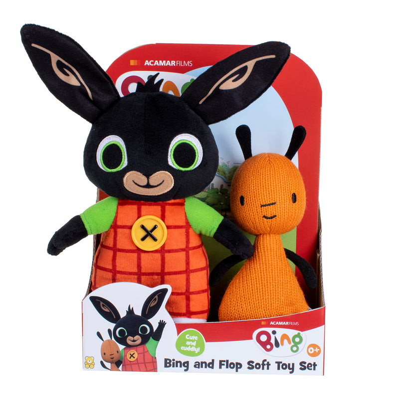 Bing & Flop Soft Toy Twin Pack